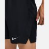 Nike กางเกงเทนนิสผู้ชาย Men's Court Victory Dri-Fit 7" Tennis Shorts | Black/White ( FD5381-010 ) - Image 5