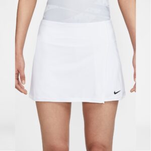 Nike กระโปรงเทนนิสผู้หญิง Women's Victory Dri-FIT Straight Tennis Skirt  | White/Black ( FD5575-100 )