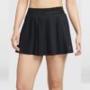 Nike กระโปรงเทนนิสผู้หญิง Women's Court Advantage  Dri-FIT Pleated Tennis Skirt | Black/Black ( FZ6513-010 )