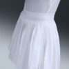 Nike กระโปรงเทนนิสผู้หญิง Women's Court Advantage  Dri-FIT Pleated Tennis Skirt | White/White ( FZ6513-100 ) - Image 2