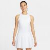 Nike เสื้อเทนนิสผู้หญิง Women's Court Advantage Dri-FIT Tennis Tank Top | White/White ( FZ6658-100 ) - Image 2