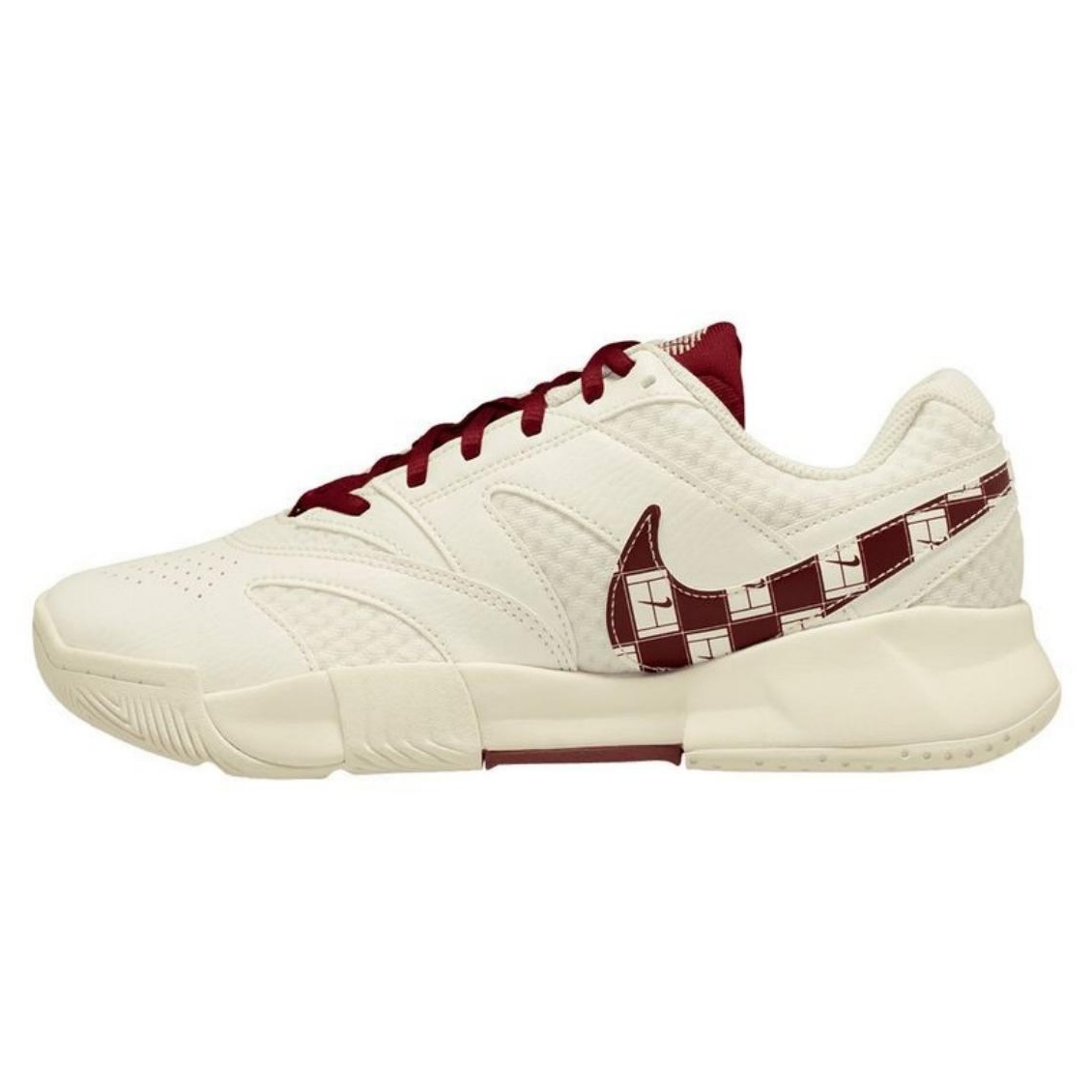 Nike รองเท้าเทนนิสผู้หญิง Court Lite 4 | Sail / Mystic Dates / Tough Red / Canyon Pink ( FD6575-120 )