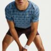 Nike เสื้อเทนนิสผู้ชาย Men's Court Advantage Dri-Fit Tennis Top | New Slate/New Slate/White ( IM6085-438 ) - Image 4