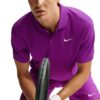 Nike เสื้อเทนนิสผู้ชาย Men's Court Dri-Fit Tennis Polo | Bold Berry/White ( DH0858-505 ) - Image 4
