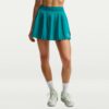 Nike กระโปรงเทนนิสผู้หญิง Women's Court Advantage  Dri-FIT Pleated Tennis Skirt | Bright Spruce/White ( FZ6513-372 ) - Image 2