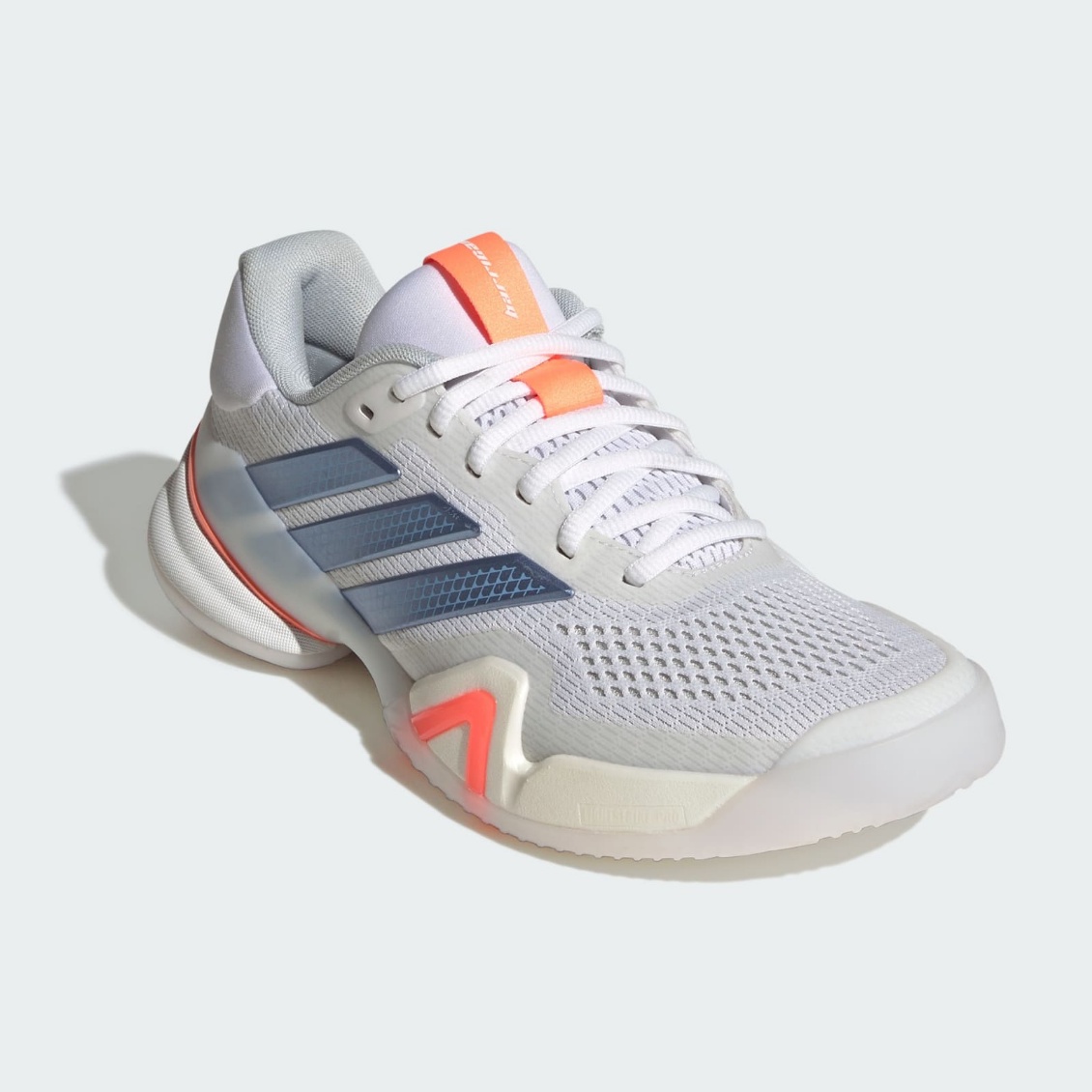 Adidas รองเท้าเทนนิสผู้หญิง Barricade 14 Tennis Shoes | Cloud White / Halo Blue / Beam Orange ( JR1765 ) - Image 2