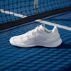 Adidas รองเท้าเทนนิสผู้ชาย Defiant Speed 2 | Cloud White / Tech Grey Metallic / Maroon ( KJ3106 ) - Image 6