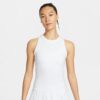 Nike เสื้อเทนนิสผู้หญิง Women's Court Advantage Dri-FIT Tennis Tank Top | White/White ( FZ6658-100 )