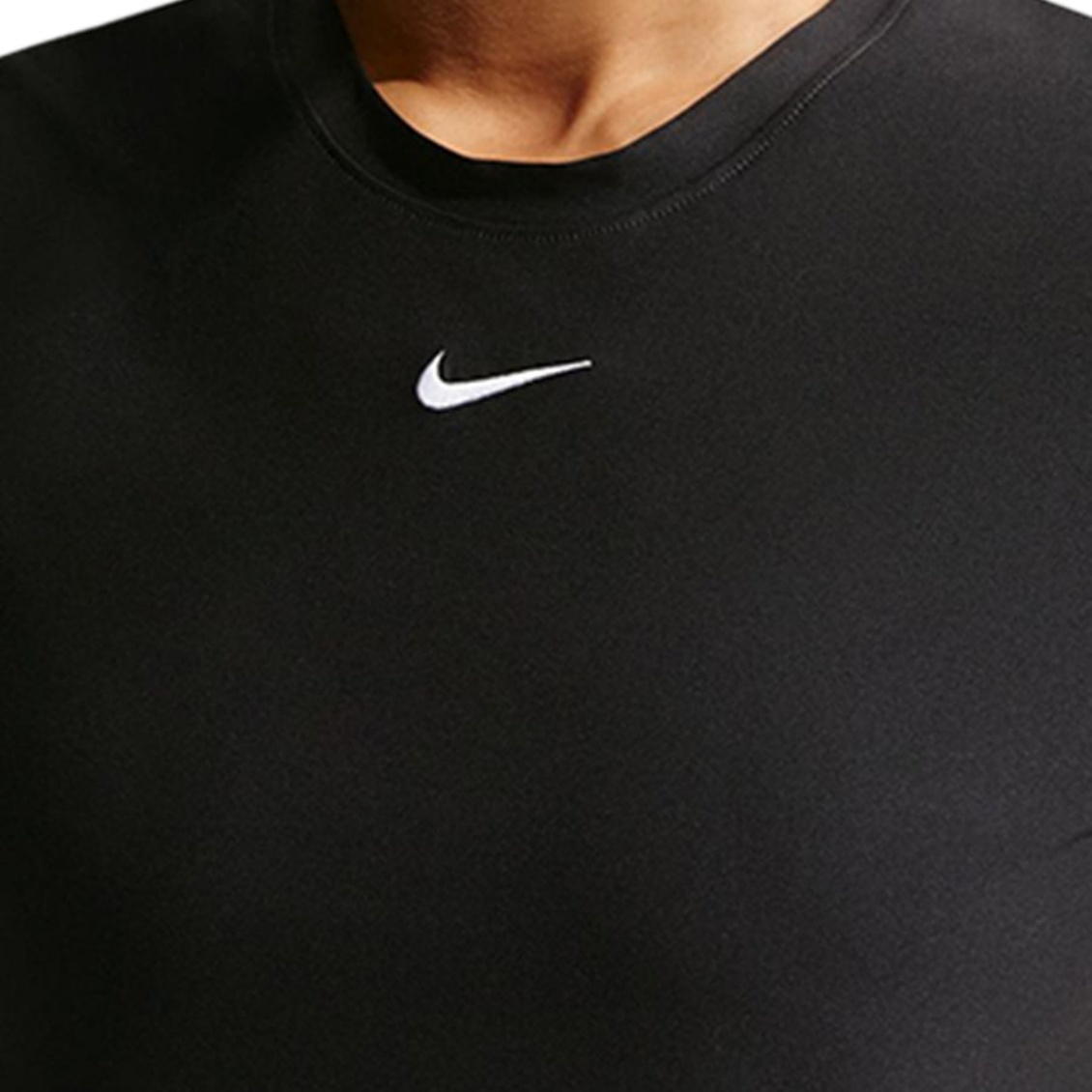 Nike เสื้อเทนนิสผู้หญิง Women's Victory Dri-FIT Short-Sleeve Tennis Top | Black/White ( IB3777-010 ) - Image 7