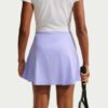 Nike กระโปรงเทนนิสผู้หญิง Women's Victory Dri-FIT Flouncy  Tennis Skirt  | Purple Pulse/White ( FD6529-580 ) - Image 3
