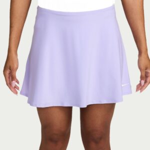 Nike กระโปรงเทนนิสผู้หญิง Women's Victory Dri-FIT Flouncy  Tennis Skirt  | Purple Pulse/White ( FD6529-580 )