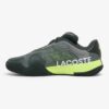 Lacoste รองเท้าเทนนิสผู้ชาย Men's AG-LT Pro x Daniil Medvedev  | Dark Green & Yellow ( 52SMA0066-AB3 ) - Image 4