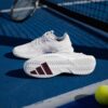 Adidas รองเท้าเทนนิสผู้ชาย Defiant Speed 2 | Cloud White / Tech Grey Metallic / Maroon ( KJ3106 ) - Image 3