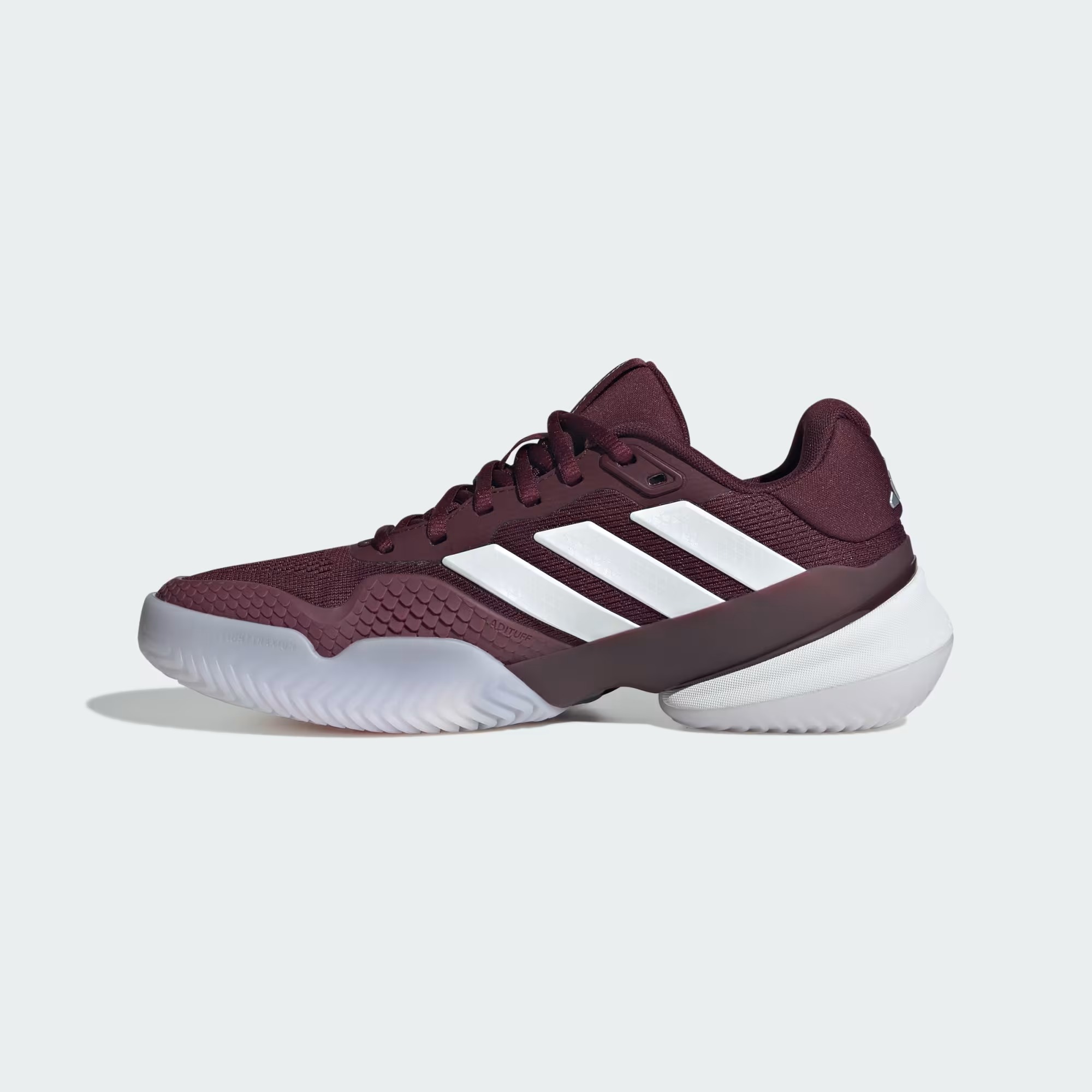 Adidas รองเท้าเทนนิสผู้หญิง Barricade 14 Tennis Shoes | Maroon / Cloud White / Cloud White ( KH7543 ) - Image 4