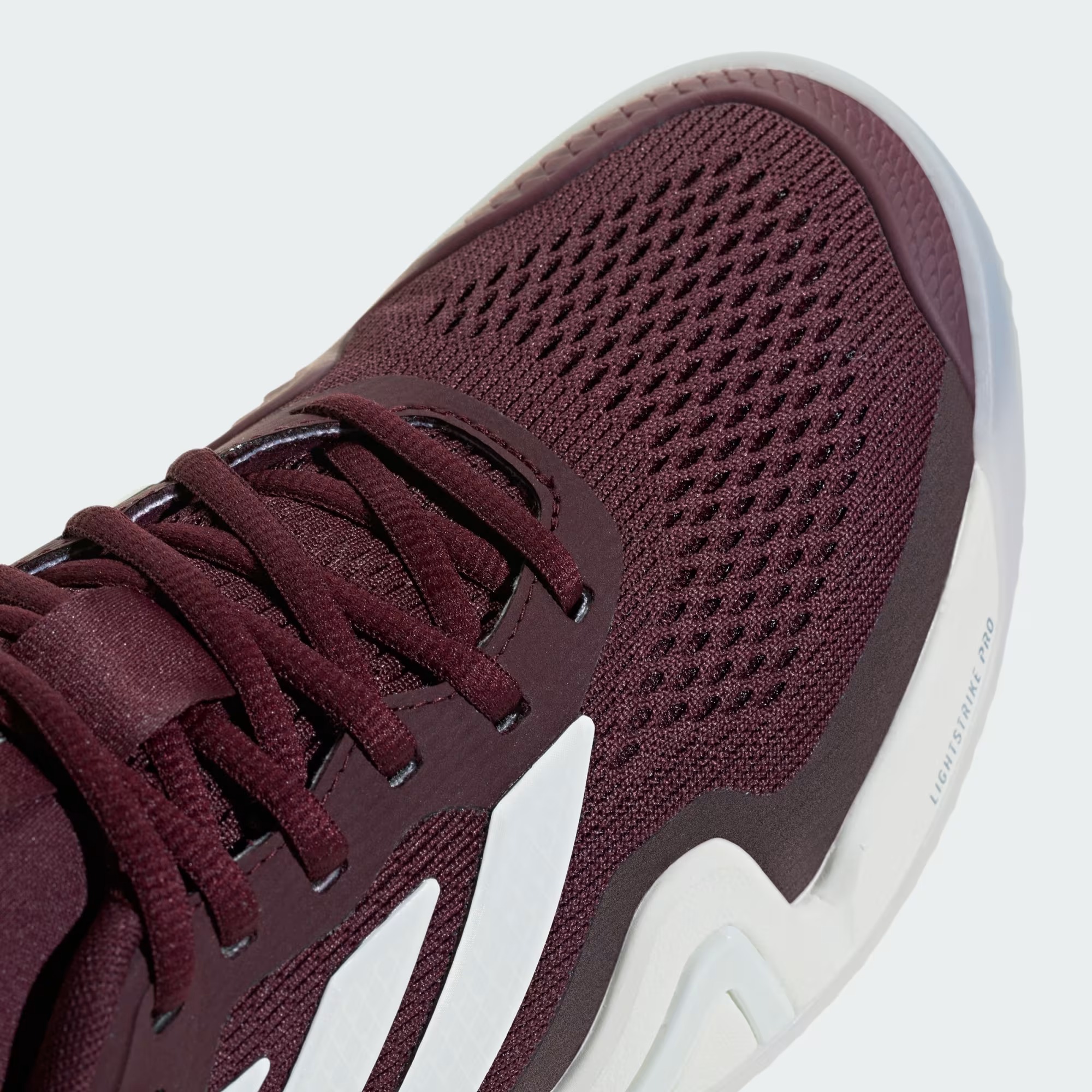 Adidas รองเท้าเทนนิสผู้หญิง Barricade 14 Tennis Shoes | Maroon / Cloud White / Cloud White ( KH7543 ) - Image 9