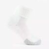 Thorlo ถุงเท้าเทนนิสแบบสั้น Tennis Maximum Cushion Cuff Top | White ( TC11004 )