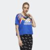 Adidas เสื้อครอปผู้หญิง Women x FARM Rio Tee | Royal Blue/White ( GD9018 ) - Image 3