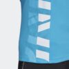 Adidas เสื้อเทนนิสผู้ชาย Escouade Tee | Shock Cyan/White ( DW8472 ) - Image 7