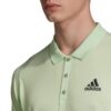 Adidas เสื้อเทนนิสผู้ชาย New York Polo | Glow Green/Carbon ( EI8969 ) - Image 7