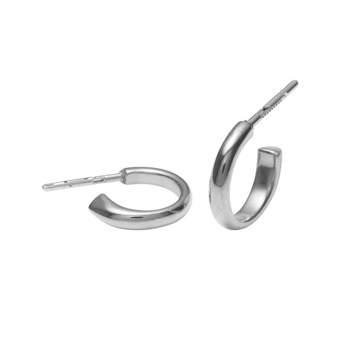 Baqless ต่างหู Emmbrace Sage Silver Hoop for pendant Earrings | Rhodium ( 93502P275Z-RH-CO )