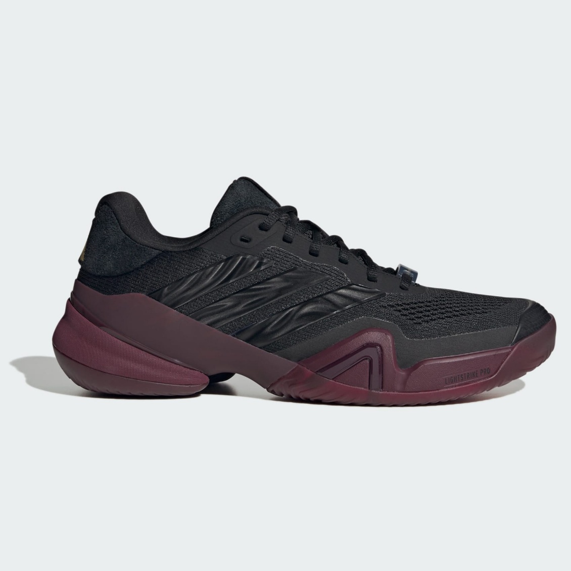 Adidas รองเท้าเทนนิสผู้ชาย Barricade 14 Tennis Shoes | Core Black / Core Black / Maroon ( KK4411 )