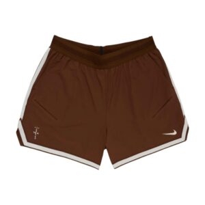 Nike กางเกงเทนนิสผู้ชาย Men's Travis Scott x Nike CJ NikeCourt Dri-FIT Slam Shorts | Brown /White ( NK7CTN14 )