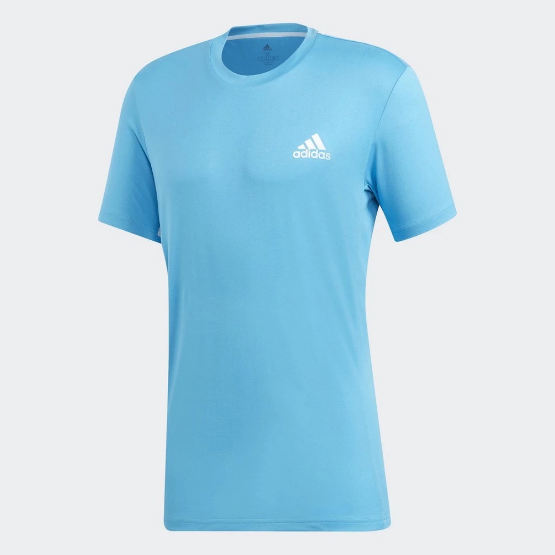 Adidas เสื้อเทนนิสผู้ชาย Escouade Tee | Shock Cyan/White ( DW8472 )
