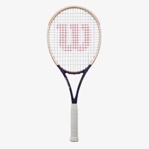 Wilson ไม้เทนนิส Roland Garros Triumph Tennis Racket G2 , G3 | Cream/Navy Blue ( WR168710U )
