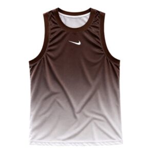 Nike เสื้อเทนนิสผู้ชาย Men's Travis Scott x Nikecourt Dri-Fit Slam Cactus Jack Reversible Tank Top | Brown /White ( 1FW2604CJBTSX )
