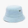 Lacoste หมวกทรงบักเก็ต Unisex Piqué Bucket Hat | Bleu Clair ( RK2056-10-T01 ) - Image 3