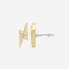Baqless ต่างหู Honesty Thunderbolt Earrings | Gold ( 93502L467CZ-YG-CO ) - Image 2