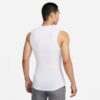 Nike เสื้อเทนนิสผู้ชาย Men's Pro Dri-Fit Tight Sleeveless Fitness Top | White/Black ( FB7915-100 ) - Image 2