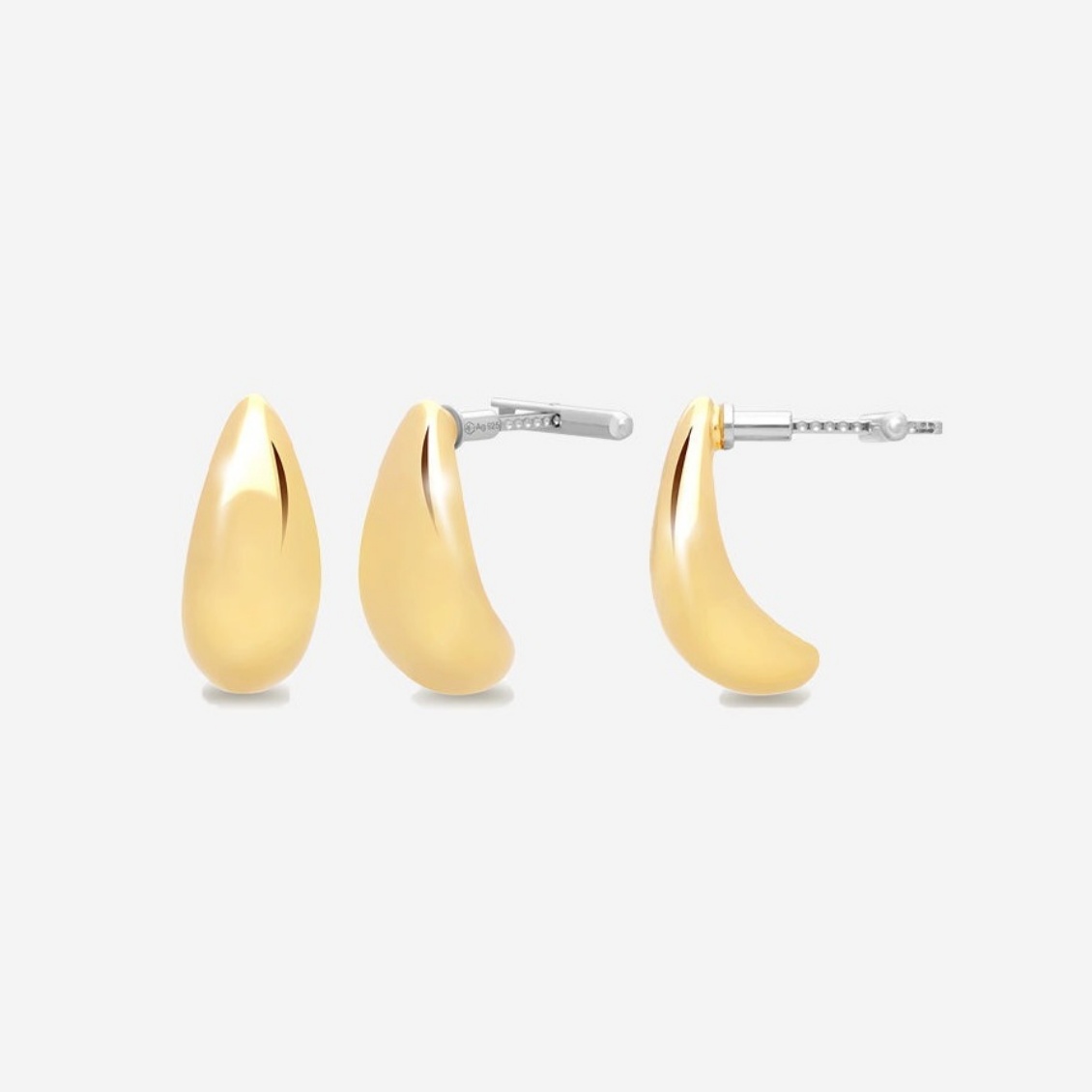 Baqless ต่างหู Amity Tendresse Gold Drop Earrings | Gold ( 93502P278Z-YG-CO ) - Image 2