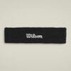 Wilson แถบรัดศีรษะเทนนิส Terry Logo Headband | Black ( WU00019431BKAOS )