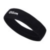 Wilson แถบรัดศีรษะเทนนิส Terry Logo Headband | Black ( WU00019431BKAOS ) - Image 2