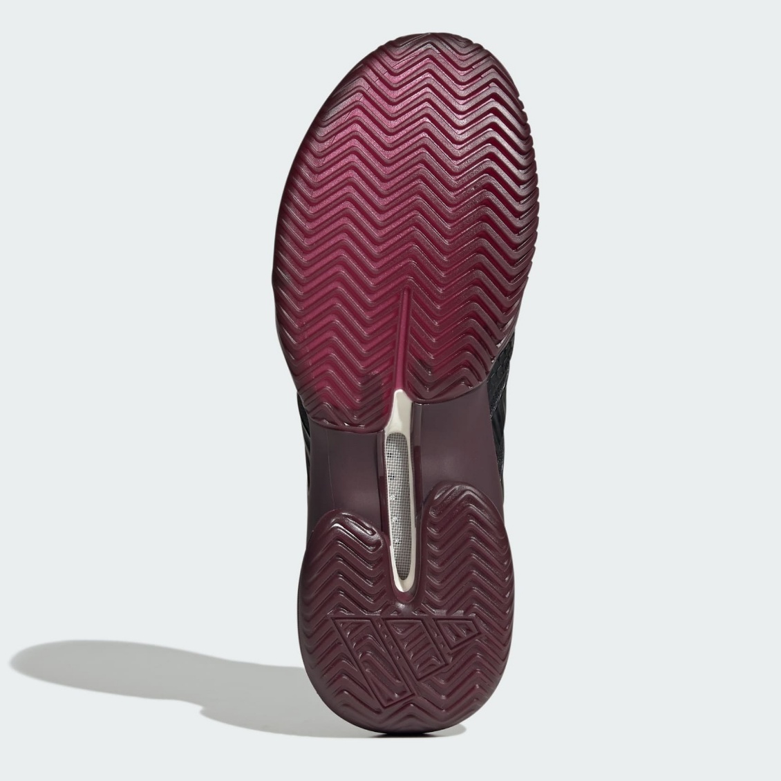 Adidas รองเท้าเทนนิสผู้ชาย Barricade 14 Tennis Shoes | Core Black / Core Black / Maroon ( KK4411 ) - Image 6