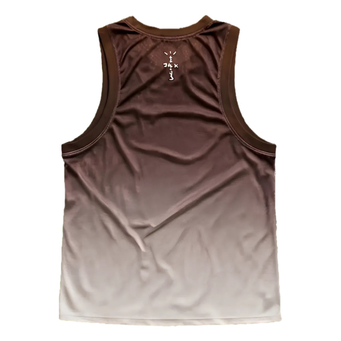Nike เสื้อเทนนิสผู้ชาย Men's Travis Scott x Nikecourt Dri-Fit Slam Cactus Jack Reversible Tank Top | Brown /White ( 1FW2604CJBTSX ) - Image 2