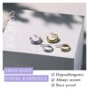 Baqless ต่างหู Emmbrace Sage Silver Hoop for pendant Earrings | Rhodium ( 93502P275Z-RH-CO ) - Image 7