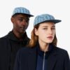 Lacoste หมวกแก๊ป Printed Twill Jockey Cap | Blue ( RK0763-10-HGI ) - Image 5