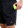 ellesse กางเกงเทนนิสผู้ชาย Men's Tennis Short 6" Short | Nero Black ( M26007-010 ) - Image 5