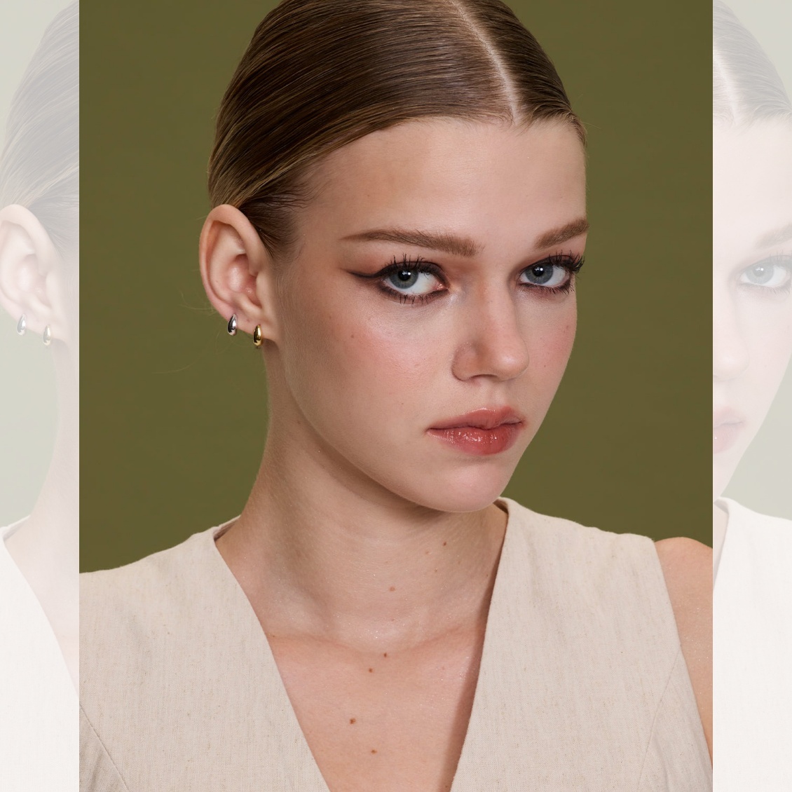 Baqless ต่างหู Amity Tendresse Gold Drop Earrings | Gold ( 93502P278Z-YG-CO ) - Image 6