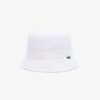 Lacoste หมวกทรงบักเก็ต Unisex Piqué Bucket Hat | White ( RK2056-10-001 ) - Image 3