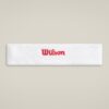 Wilson แถบรัดศีรษะเทนนิส Terry Logo Headband | Bright White / Infrared ( WU00019511WTAOS )