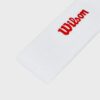 Wilson แถบรัดศีรษะเทนนิส Terry Logo Headband | Bright White / Infrared ( WU00019511WTAOS ) - Image 5