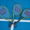 Wilson ไม้เทนนิส Blade Feel 100 Tennis Racket | Green ( WR117410U ) - Image 6