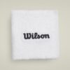 Wilson ปลอกรัดข้อมือเทนนิสแบบสั้น Terry Logo Wristband 2-Pack | White ( WU00022331WTAOS ) - Image 4